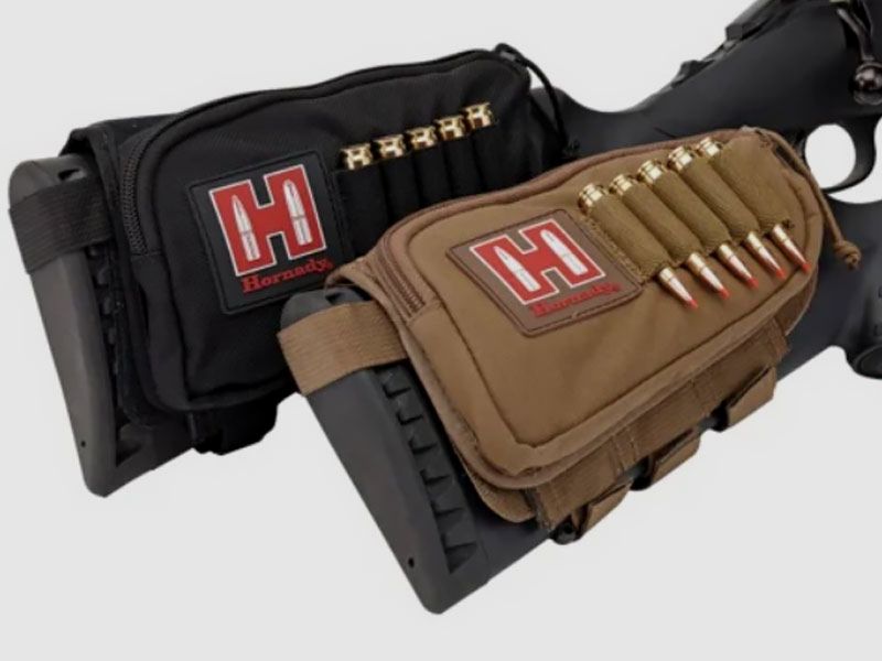 Hornady Patronenhalter Schafttasche CHEEK PIECE Schwarz, Rechtshand