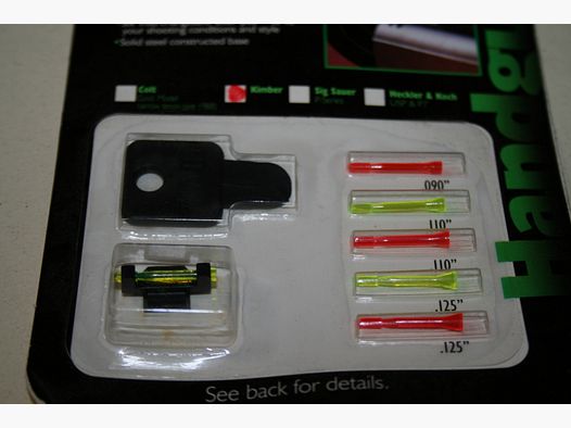 Guidon Fibre Optique Hi-Viz pour pistolet Kimber (HKB1001)