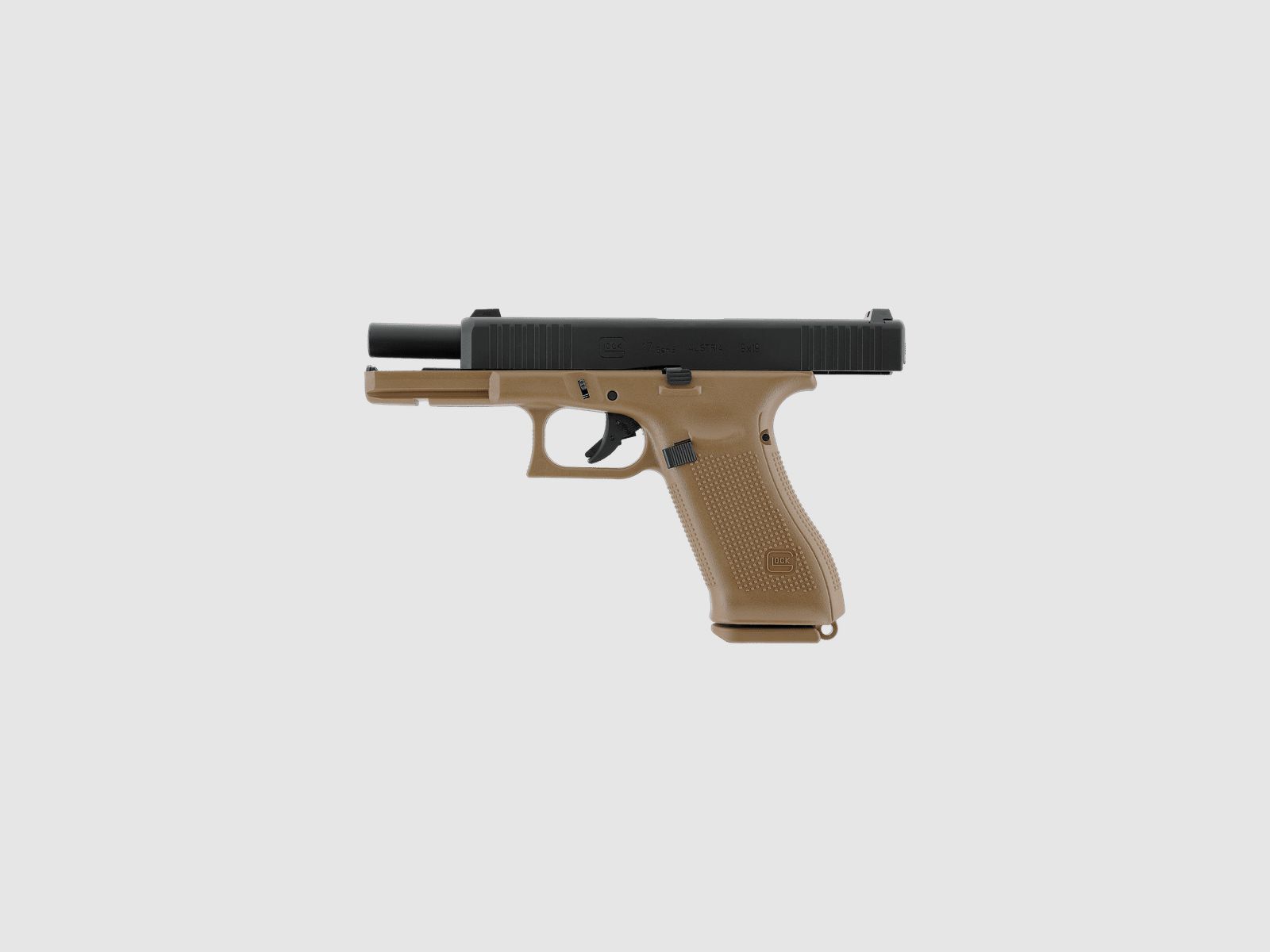 Glock 17 Gen5 French Edition - Metal Slide GBB - Schwarz-Coyote | UMAREX