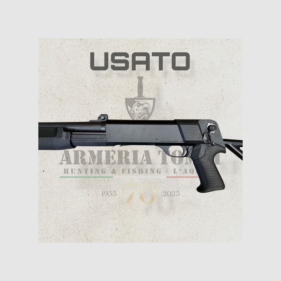 GEBRAUCHT – PUMPGEWEHR/SEMI-AUTOMATISCH – BENELLI MOD. M3 SUPER 90 TACTICAL Kal. 12/76 3", Bild 5 von 6