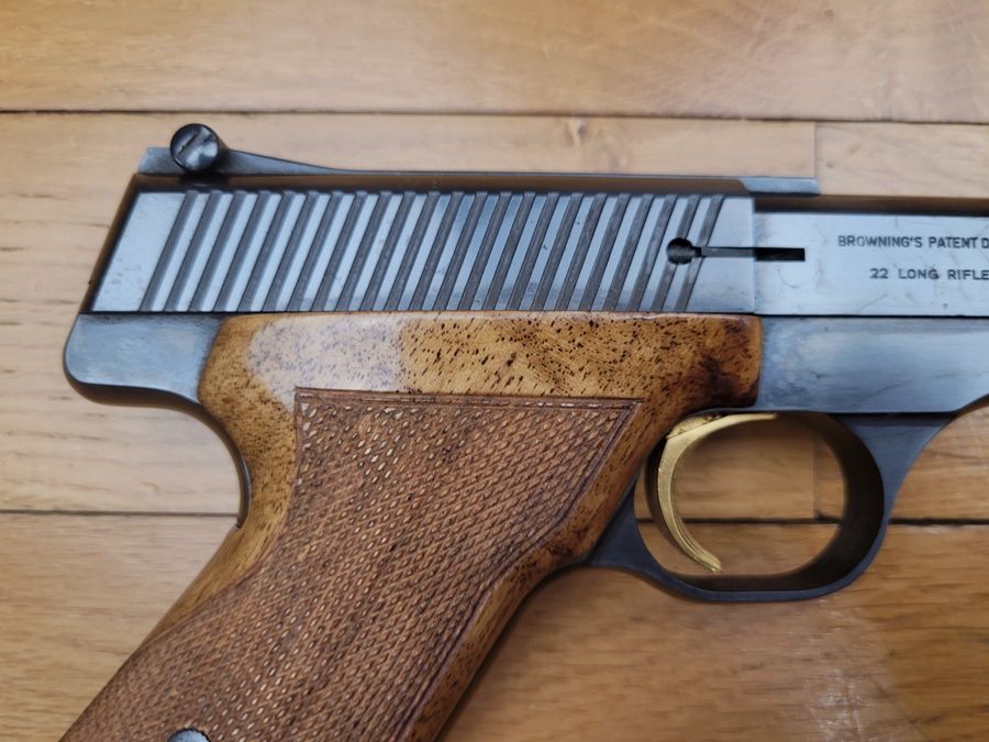 Sehr schöner Herstal « Challenger » Sportpistole – .22 LR – 10 Schuss – Browning-Patent – Ausgezeichneter Zustand, Bild 4 von 13