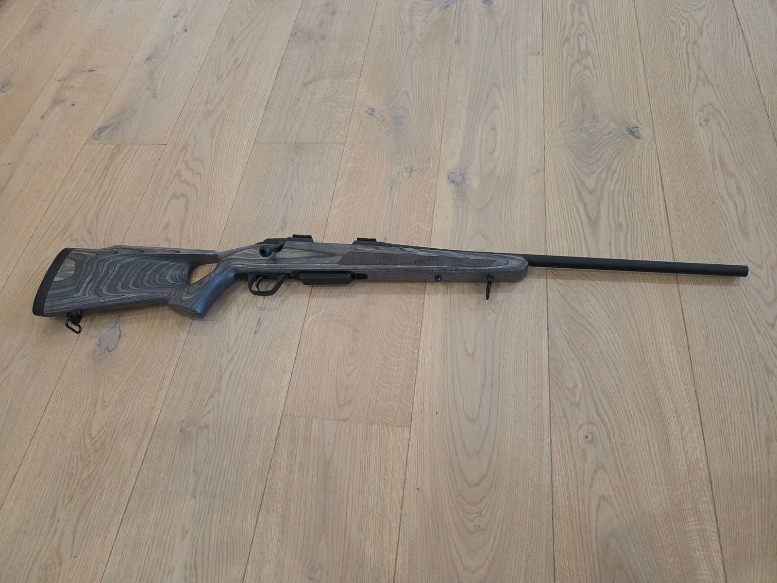 Winchester XPR repeating rifle in .308 with Steiner Ranger scope and silencer