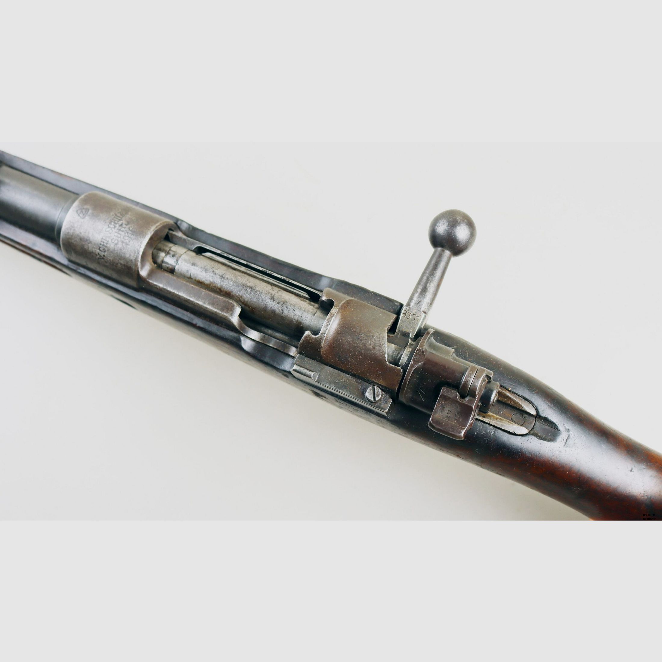 Gun V.CHR Schilling mod. Mauser Gew 98 cal. 8x57JS serial no. 1494, image 9 of 17