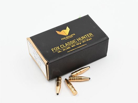 Cartucce per fucile, FOX .308 Classic Hunter, 165gr, 50 pz, .308 Win.