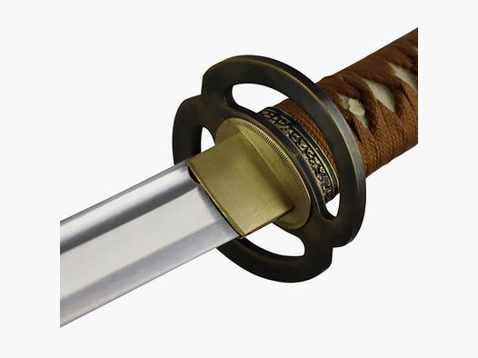 Musashi Iaito Katana Trainingsschwert mit stumpfer Stahl-Klinge