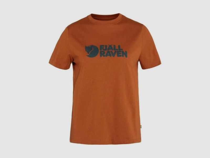 Fj?llr?ven Damen T-Shirt Fj?llr?ven Logo Terracotta Brown M