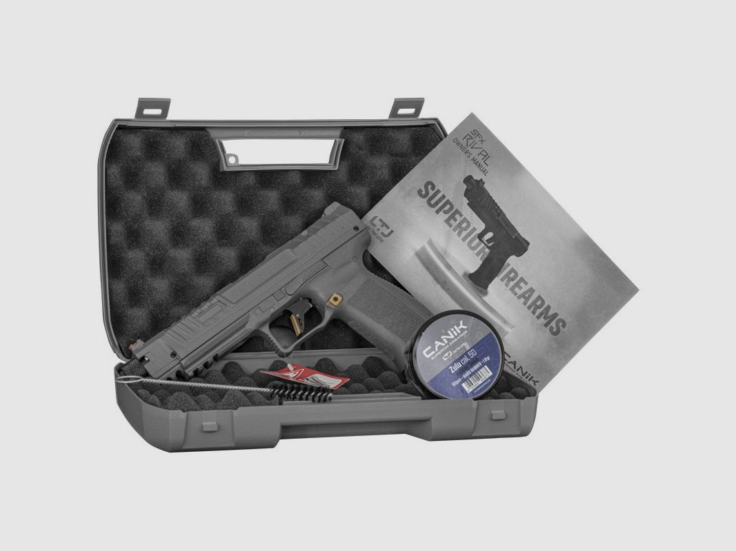 Pistole Canik SFX Rival Competition CO2 Kaliber .50 Silber Gold LTL, Bild 3 von 3