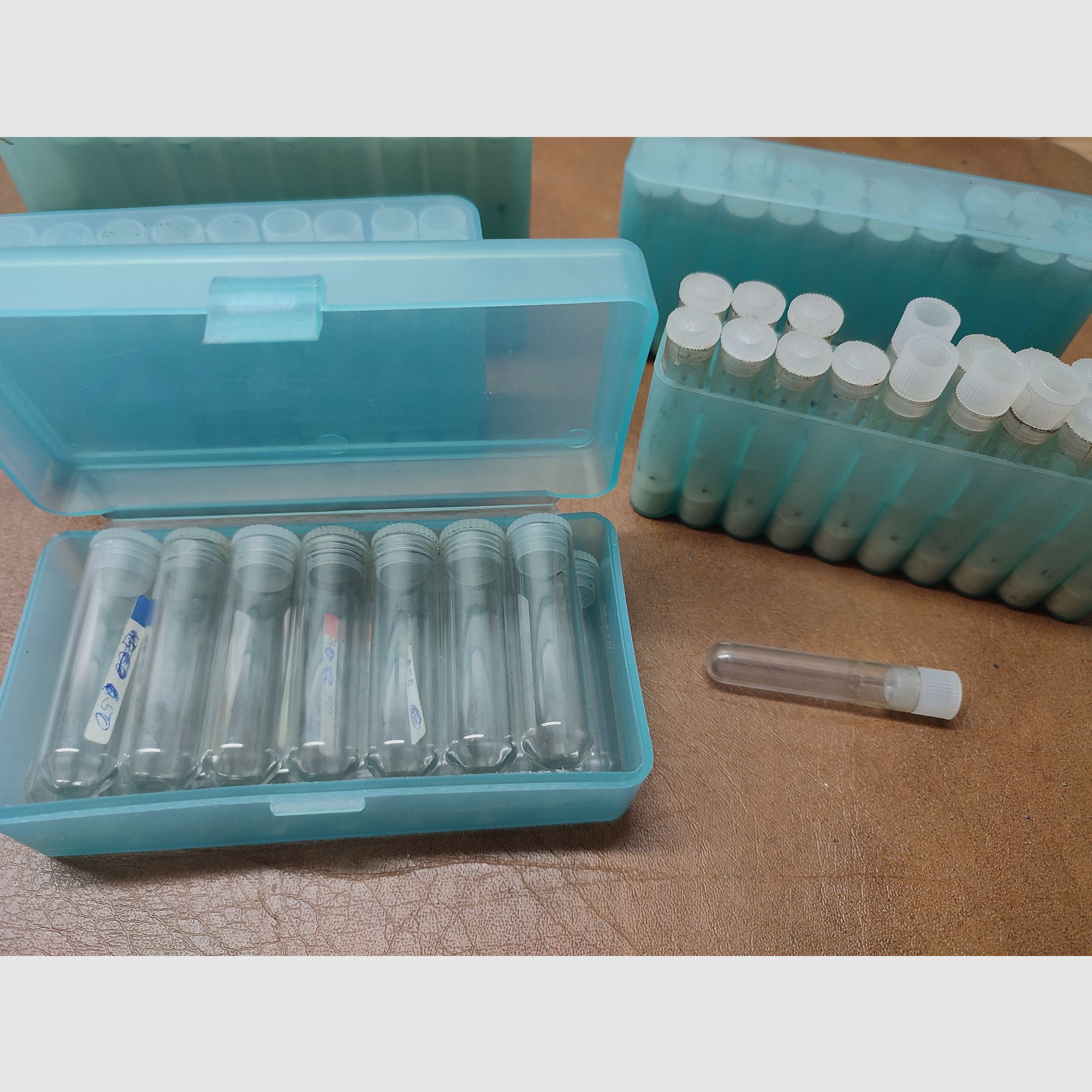 Schwarzpulver Röhrchen Set 95 Stück inkl. Boxen  Vorderlader 