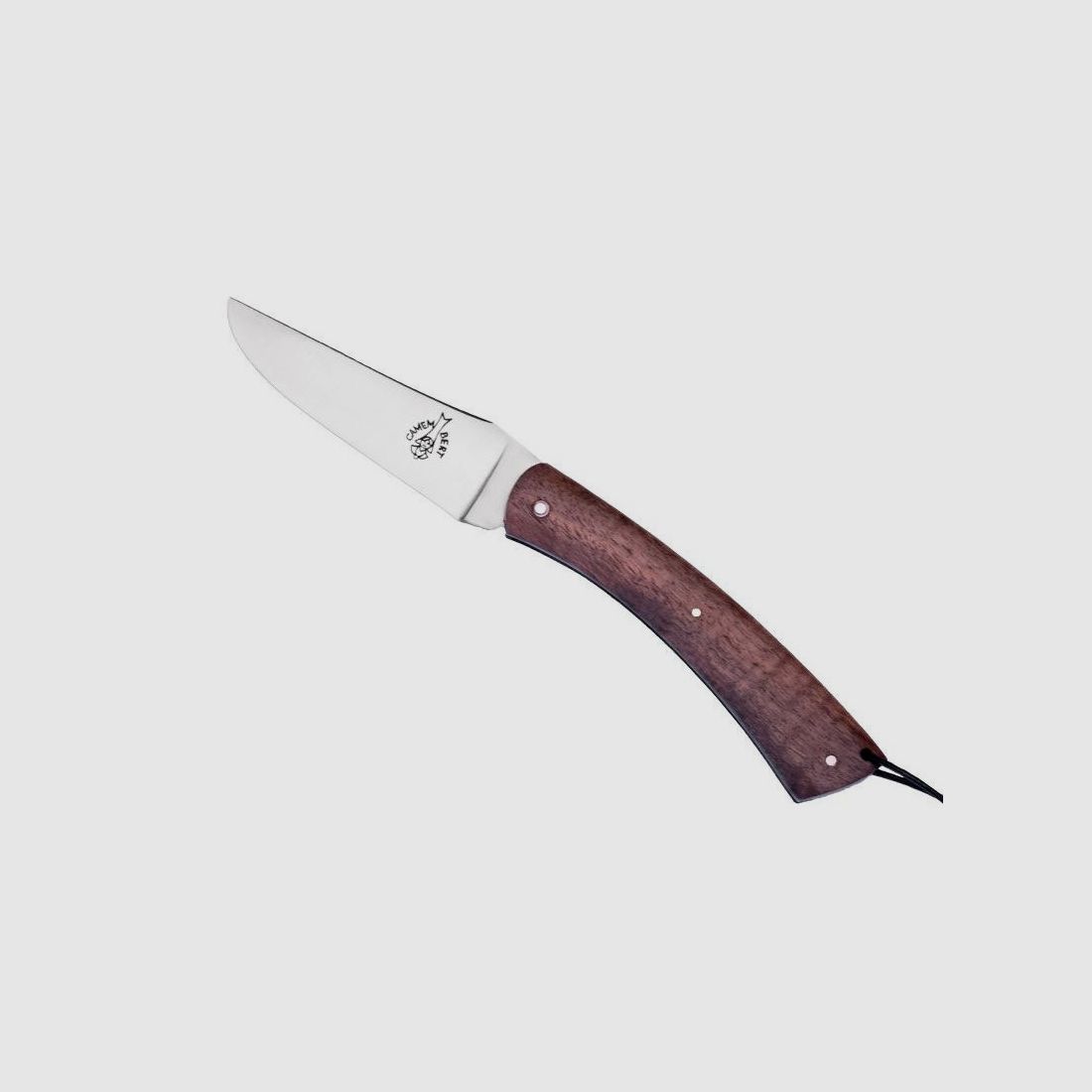 CAMEMBERT PEŁNY UCHWYT ORZECH 11CM INOX, zdjęcie 1 z 2