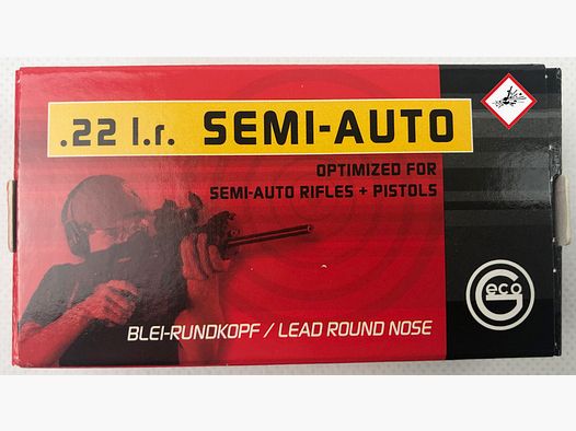Geco Kleinkaliberpatrone Semi Auto .22lr