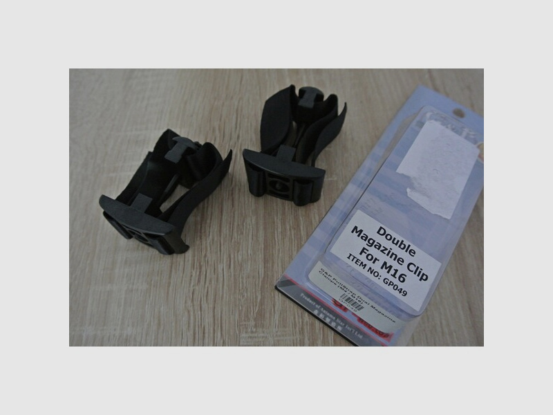 G&P Doppel Magazin Clip M16 GP049 Airsoft Softair Gotcha Schnellziehhilfe