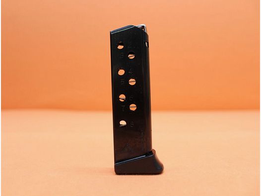 MEC-GAR Walther PP: Revista MEC-GAR de 8 disparos, niquelada, con base para el cargador 7,65mm Browning