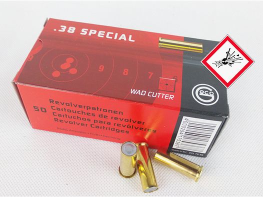 Cartouche de revolver Geco .38 Special WC 148grs