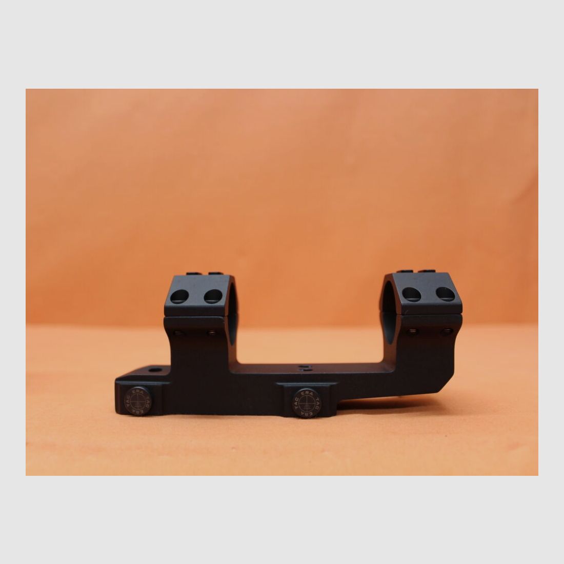 Recknagel Era-Tac QD Blockmontage 30mm (T4023-0022) 2" verlengd, aluminium zwart, hoogte=22mm voor Picatinny profiel