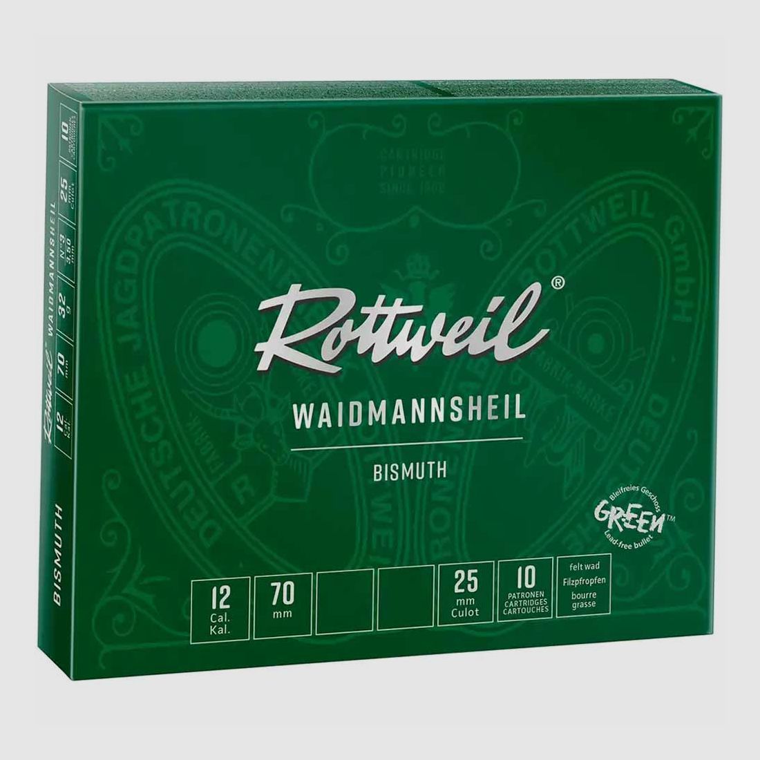 Rottweil 20/70 Waidmannsheil Bismuth 3,5mm - 28g