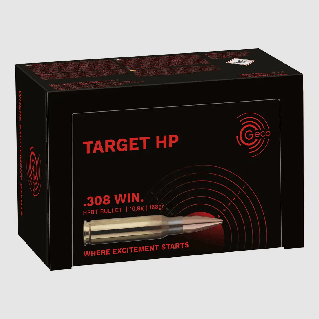 GECO .308 Win Target HP 10,9 g / 168 grs 50 szt.