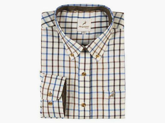 Prohunt Villemy Shirt Blue and Brown