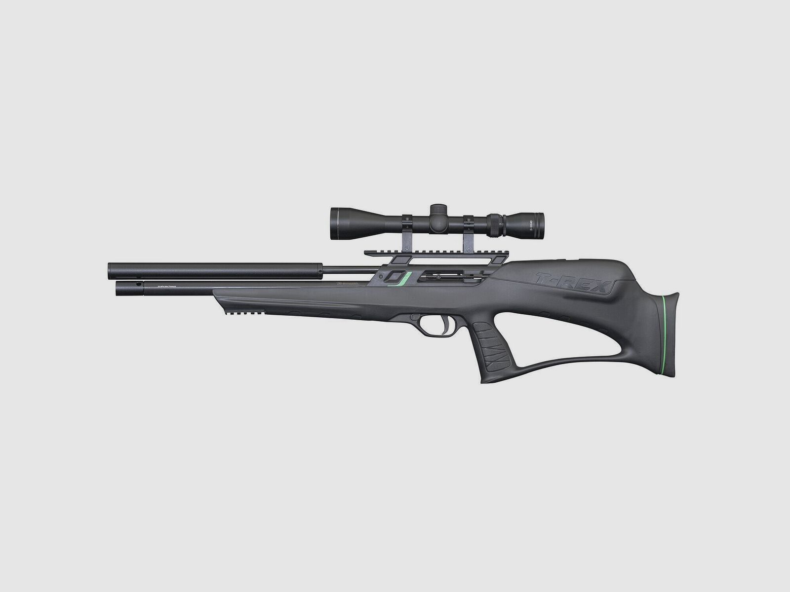 Remington T-Rex Bullpup PCP C5.5 19.9J + Zielfernrohr 3-9×40, Bild 2 von 3