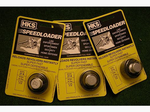 HKS Speedloader Mod. 27-A, 3 Stück