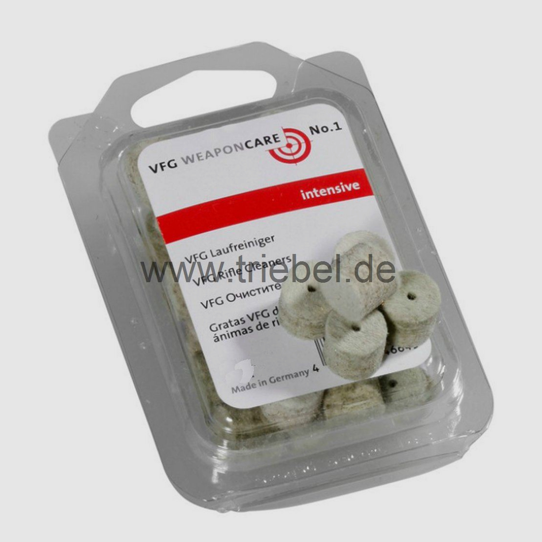 VFG Laufreiniger f. Putzstock Super-Intensivreiniger Kal. .40/10,3mm 30 Stk
