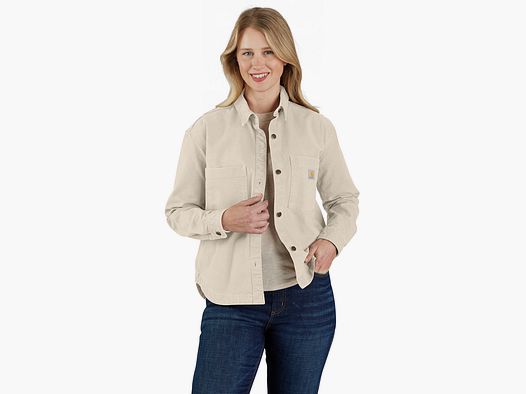 Carhartt Heavyweight Enten-Overshirt, Damen, Oat milk, XL