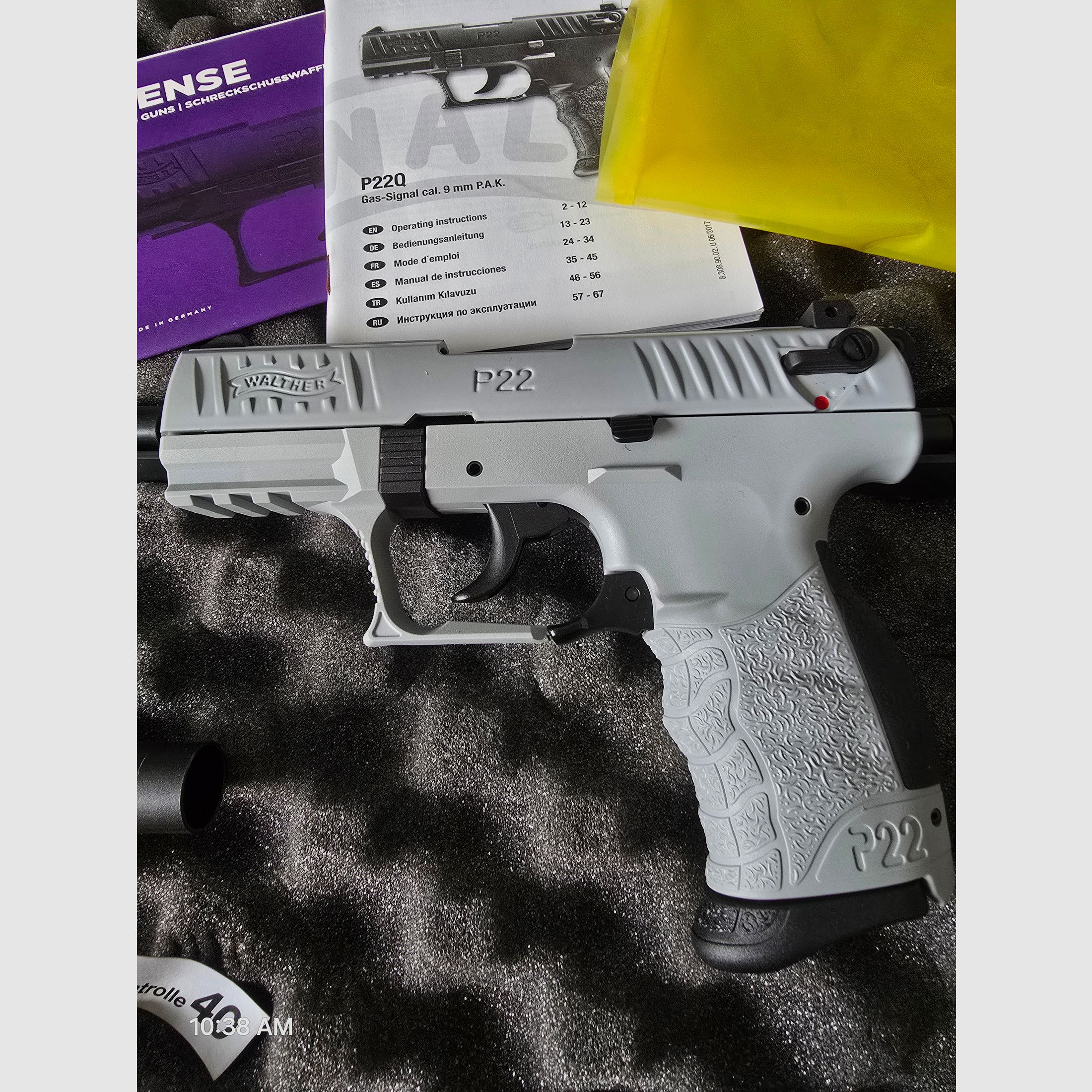 Walther P22Q Concrate Neu