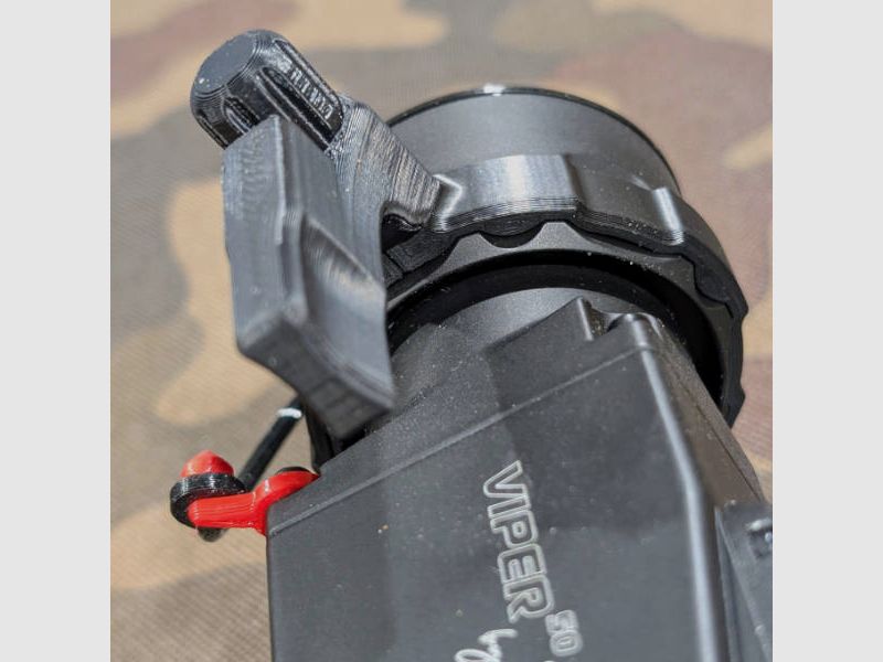 For Nitehog Viper 50 Next: Quick adjustment lever for attachment device focus