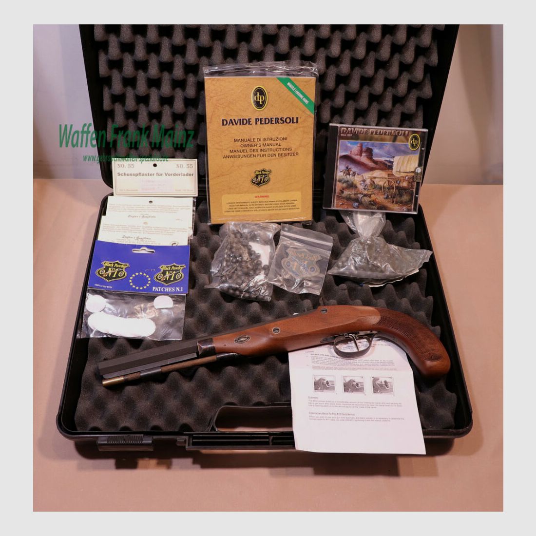 Pedersoli Gardone/Italien Mod. Charles Moore Target .36 (black powder)