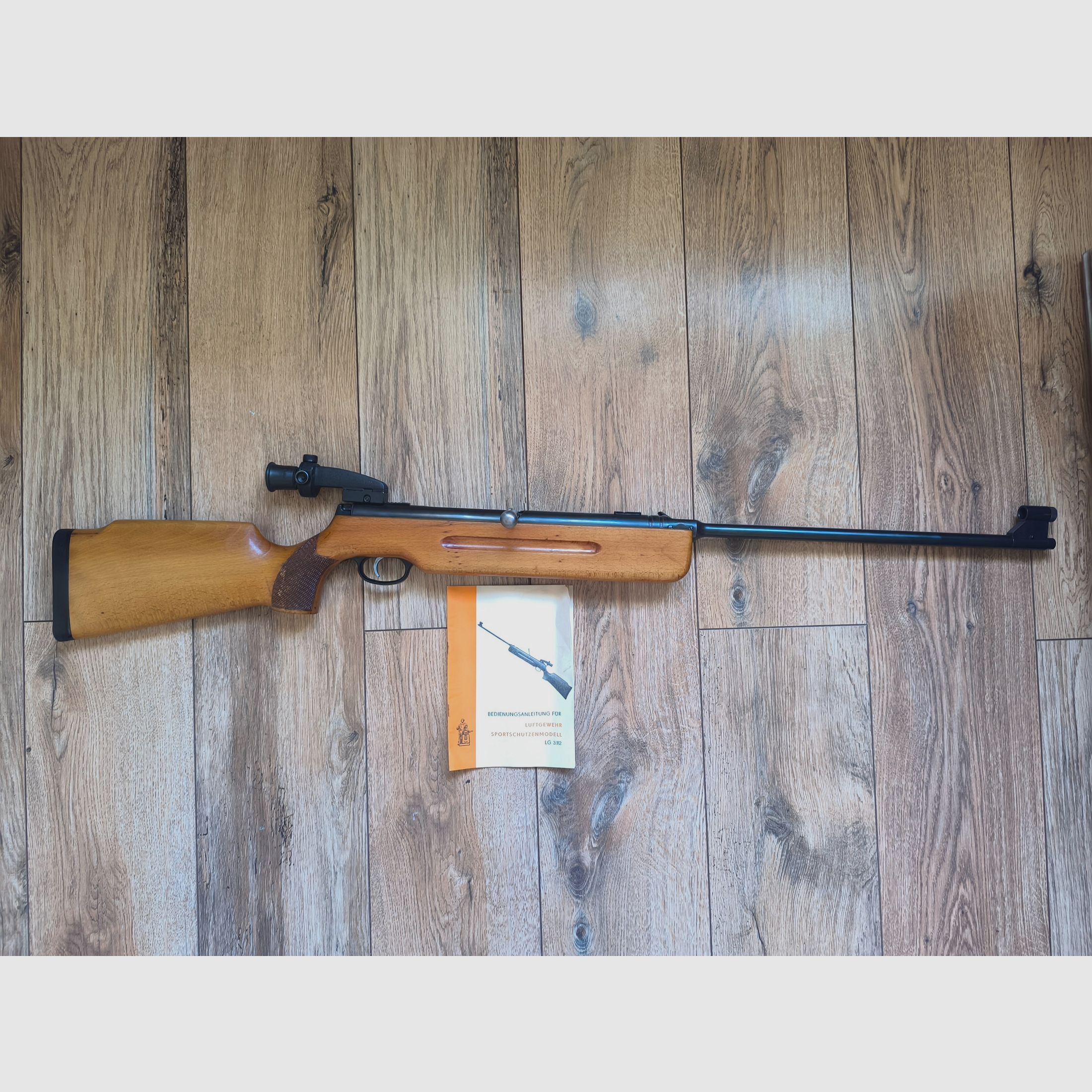 Haenel air rifle 3.112 Q1 with manual, image 1 of 5