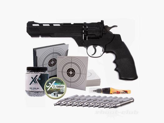 Crosman Crosman Vigilante Co2 Revolver 4.5 mm Ball Trap Set