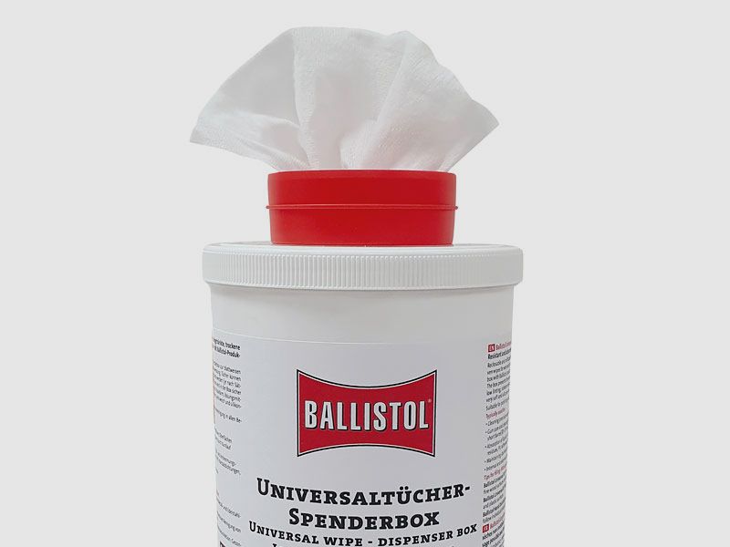 BALLISTOL SPENDERBOX z uniwersalnymi ściereczkami do czyszczenia