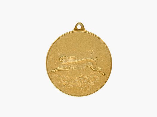Steinhauer&Lück Jagdmedaille Hase gold 4J5.4-03