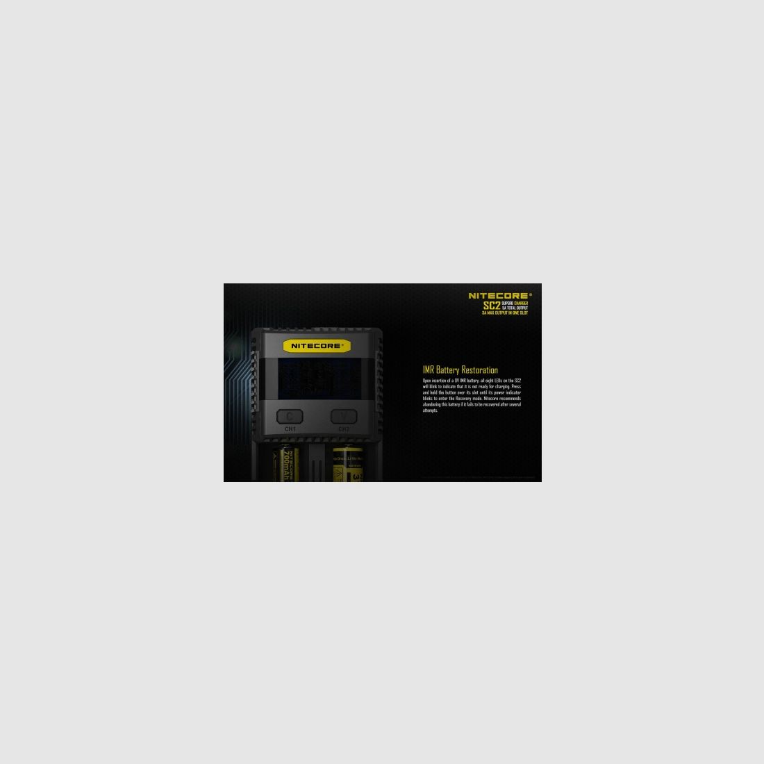 Cargador Nitecore SC2, imagen 10 de 19