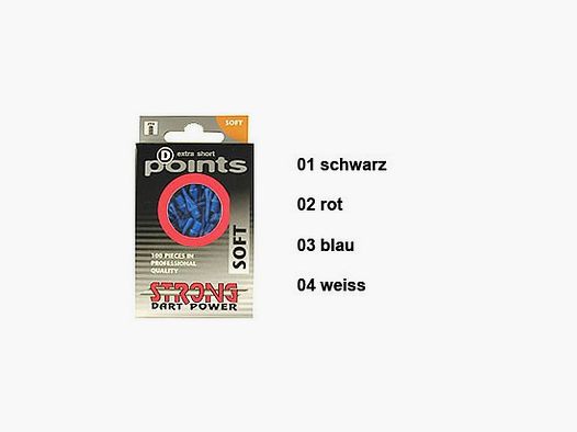 Dartpoint Strong D-Points weiss 100er Dart & Zubehör
