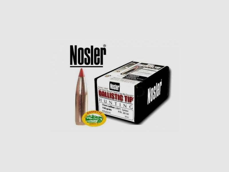 NOSLER projectiles BALLISTIC TIP cal. .284 (7mm) 150 gn. 50 pcs. 28150