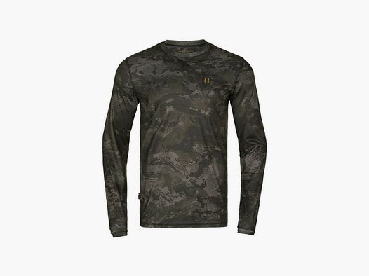 Härkila H-T-Shirt Camo NOCTYX Langarm | black