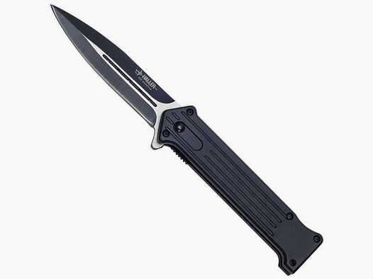 Taschenmesser, einseitig geschliffen, schwarz