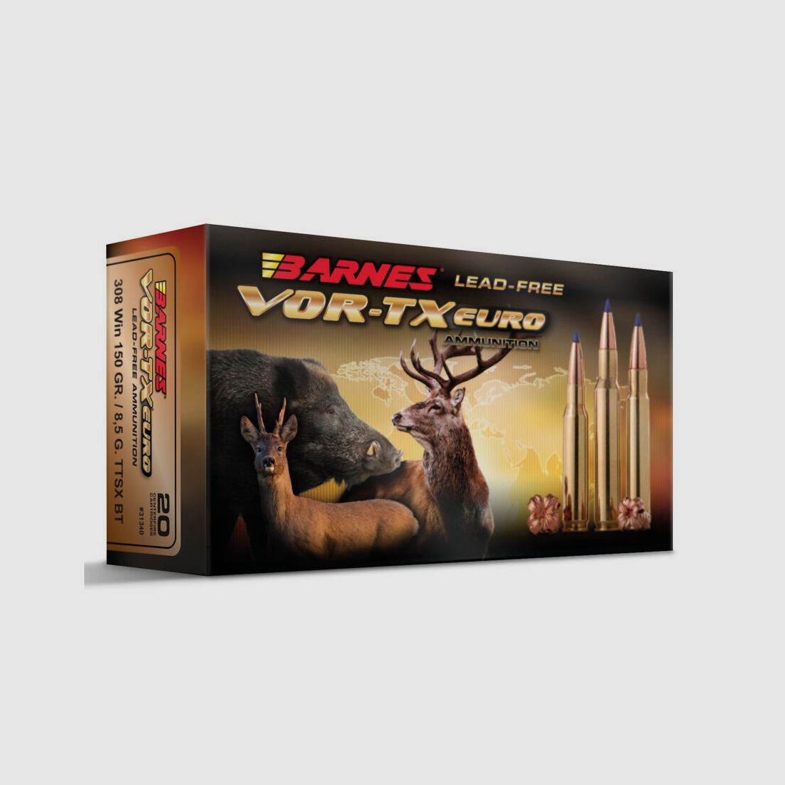 Barnes VOR-TX EURO 9,7g/150grs à20 .308 Win.