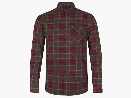 Seeland Langarmhemd Glen Flannel