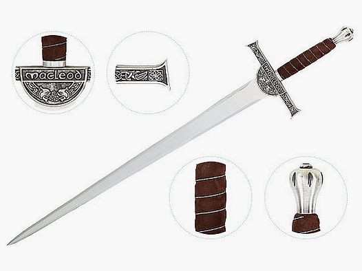 Espada de película Highlander MacLeod