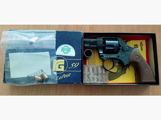 Röhm RG 59N Le Petit Schreckschussrevolver im Kaliber 9mm R.K. mit OVP!
