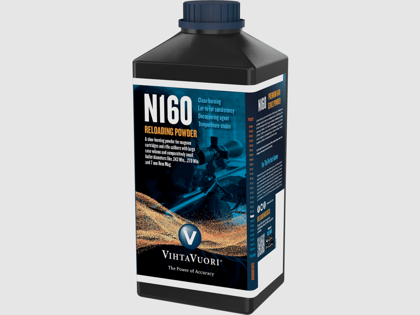 Vihtavuori Pulver N160 – Dose à 1kg, Bild 1 von 2