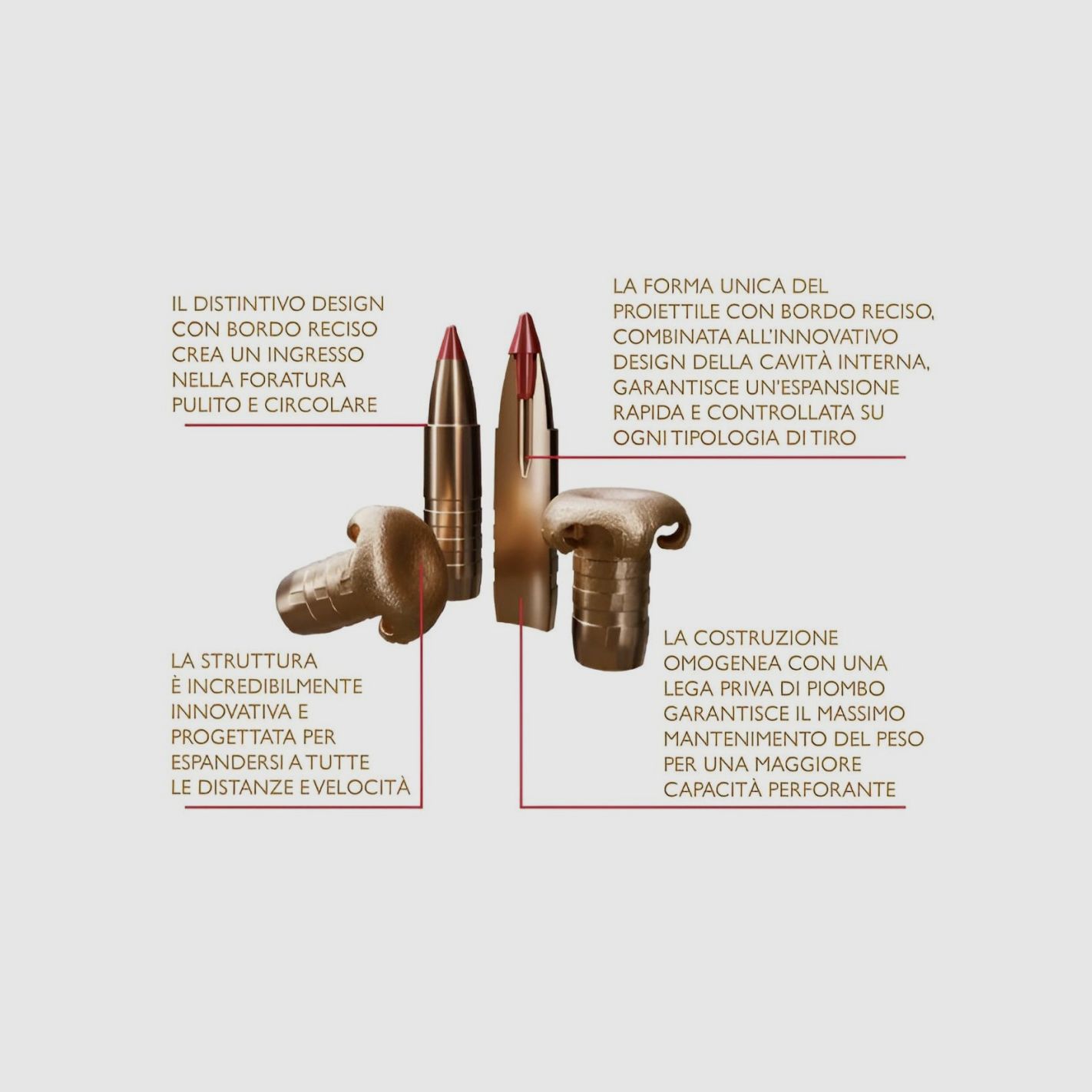 Cartucce monolitiche atossiche Sellier & Bellot cal. 308 Win Cutting Edge TXRGCE 165 gr 20 pz, immagine 4 di 4