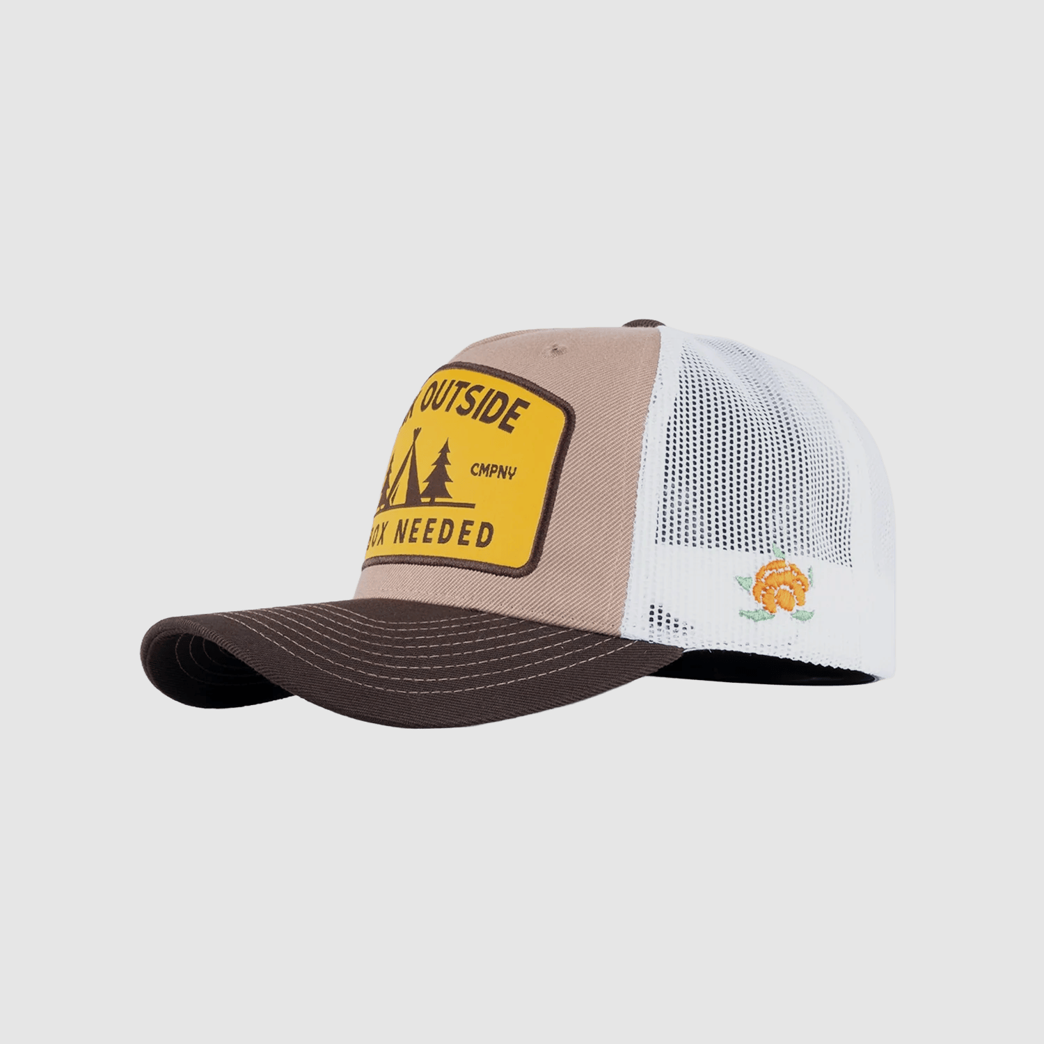 SQRTN Outside Trucker Kappe Khaki