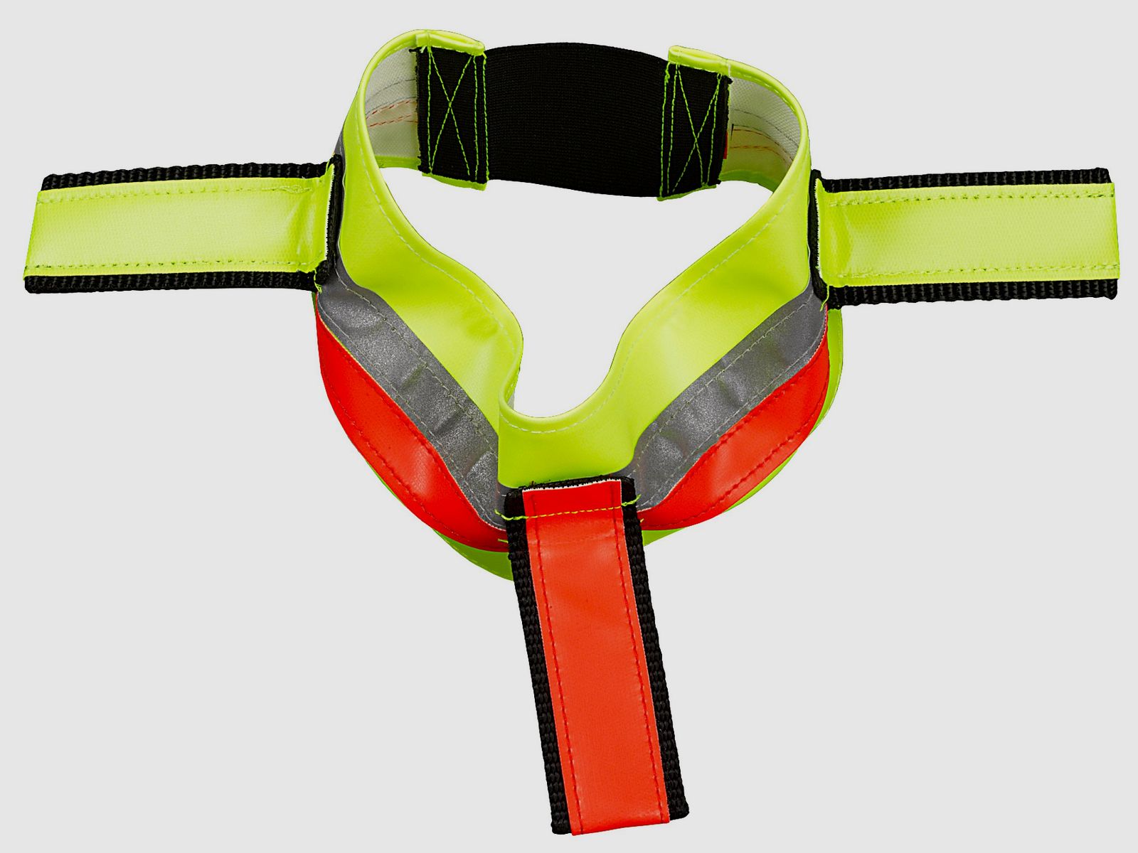 Warning collar with three wings