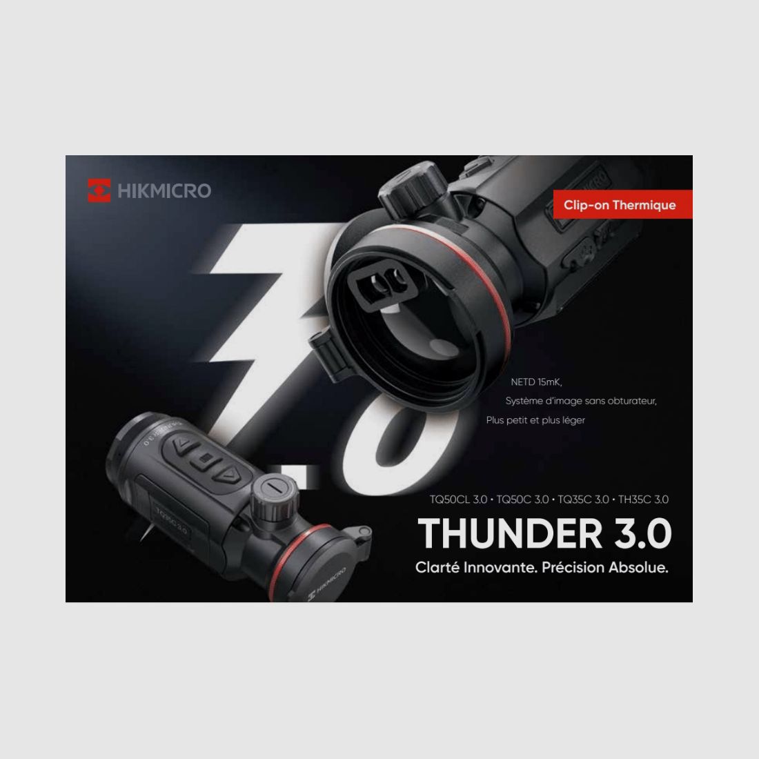 Module de tir à imagerie thermique THUNDER TQ50C 3.0 avec Grand Écran, image 2 sur 8