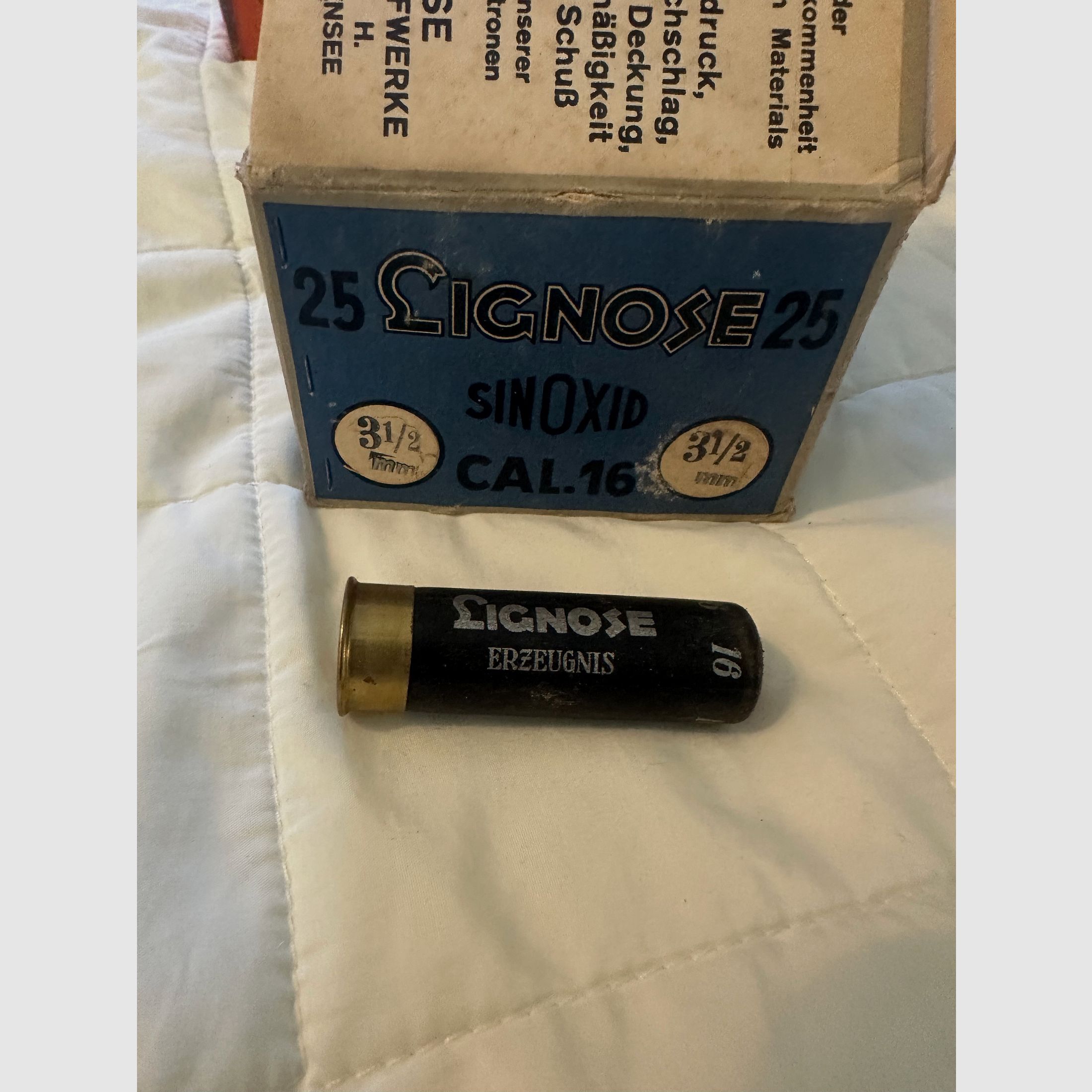 Alte Schrotpatronen Kal. 12 und 16