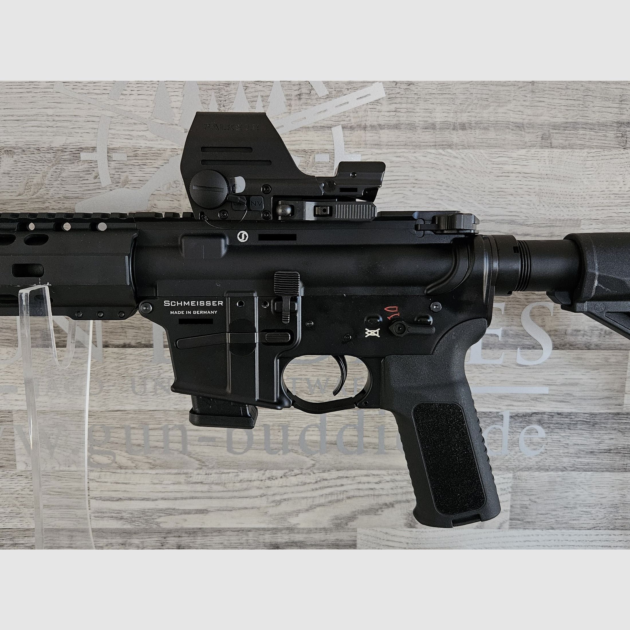 Schmeisser AR15-9 SD S4F 10" cal. 9mm Luger with Falke LE red dot sight - new merchandise from specialist retail