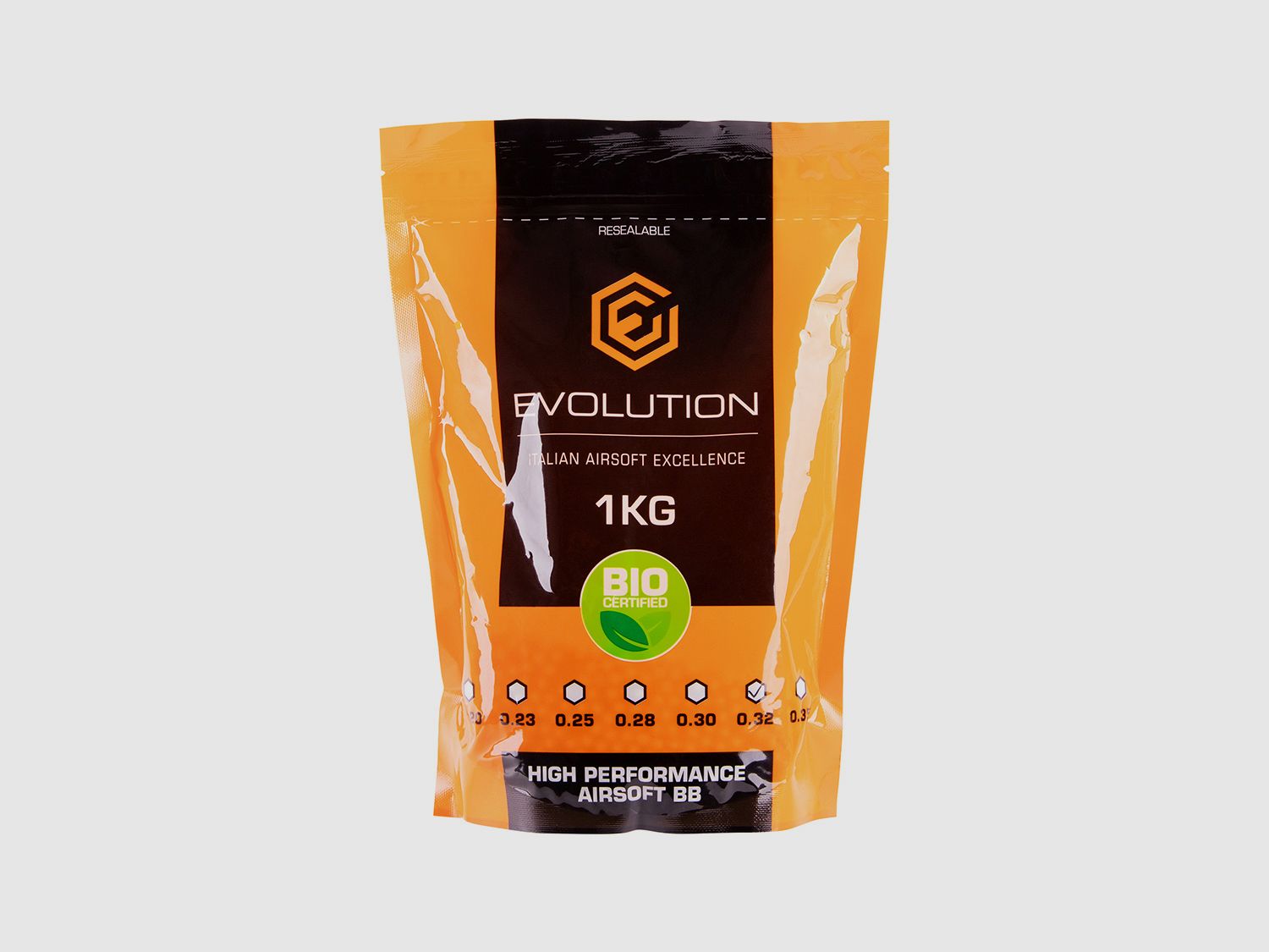 Evolution High Performance Airsoft BIO BBs 6mm 0,32g 3.125 Stück