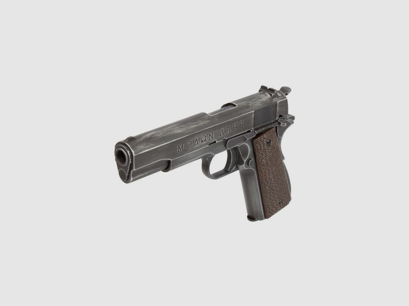 GBB Replik 1911 AW CUSTOM - Molon Labe Griff Braun - Gas Blowback - Realismus und Präzision, Bild 3 von 5